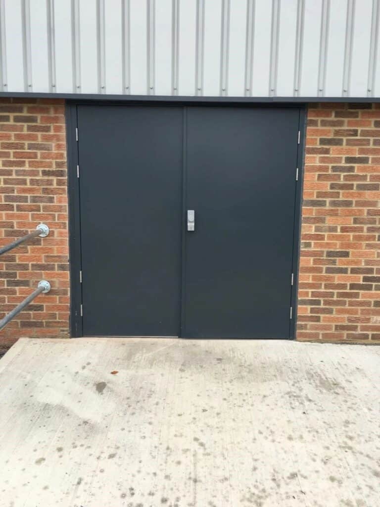 Steel profile door